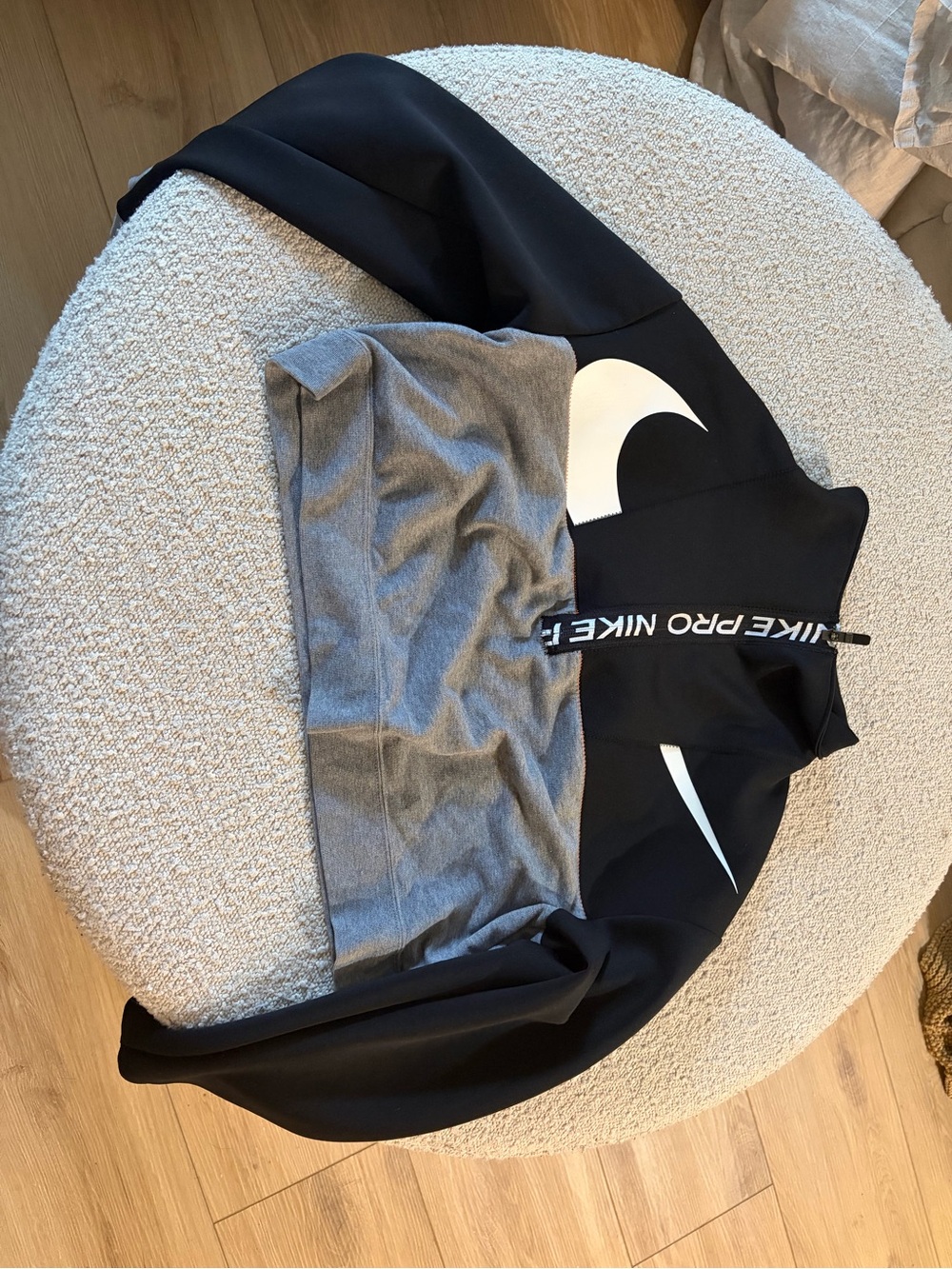 Nike Women’s Black & Gray Half-Zip Jacket